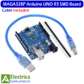 Arduino Uno R3 Smd With Usb Cable - Blue Arduino UNO R3 Develpment Board ATmega328P CH340 CH340G by Electrica. 