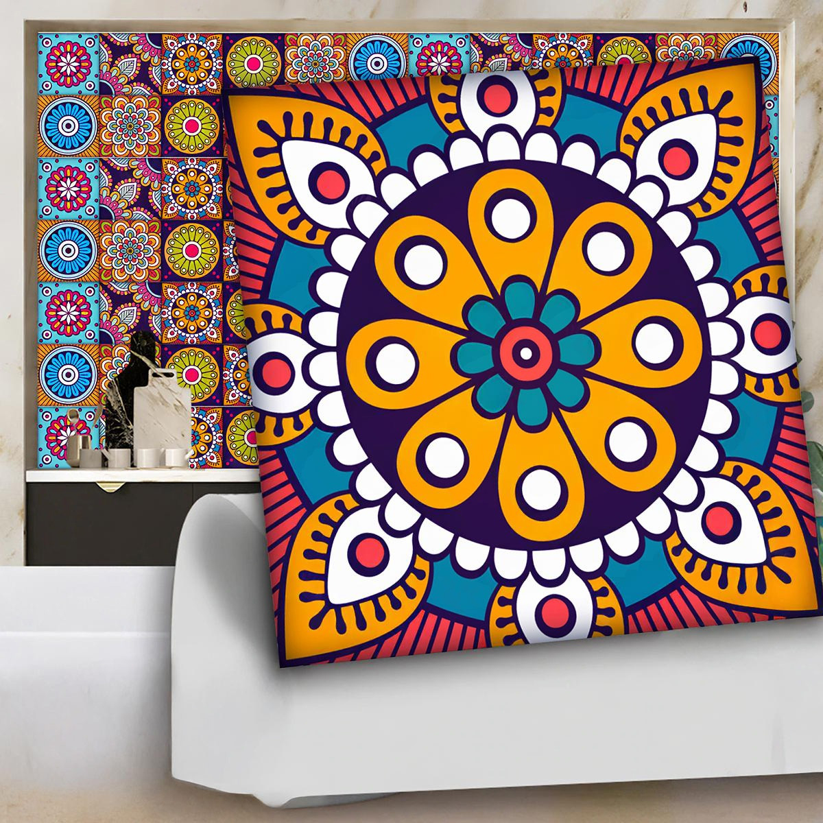 Gift City Self-Adhesive Tile Stickers Waterproof