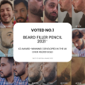 LAVOSSY Beard Pen Filler - BLACK - Long Lasting and Easy to Use Beard Pen with blending brush results in a sleek & natural look, Water/Sweat Proof beard filler - BLACK. 