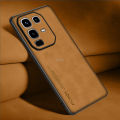 Vantime for Infinix Note 50 / 50 Pro 4G PU Case Lens Cover Matte Slim Back Shockproof Casing. 