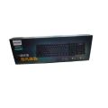 Philips Wired Mechanical RGB Gaming Keyboard | 16 Ambiglow Chroma FX & Customizable Key Light Maps | Anti-Ghosting, N-Key Rollover | Quick-Trigger, Soft-Click Philips (SPK8404). 