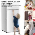 Child Safety Lock for Refrigerator, Fridge & Freezer – Self-Adhesive Baby Proof Door Lock for Cabinets, Cupboards, and Wardrobes – Easy to Install No-Drill Lock – Strong Adhesive Multi-Use Lock for Toddlers and Kids – Home Safety Solution. 