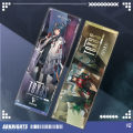 Yuthorite Arknights surrounding laser tickets Skadi Kelsey character painted double-sided hot stamping bookmark gift accessories. 