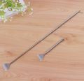 Portable Telescopic Back Scratcher Itch Massage Tool Adjustable Steel Pen-type Clip Tickle Massage Scratch-Silver. 