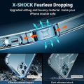 TORRAS Case for iphone 12/12 pro Crystal Clear Series, Anti-Yellowing Stronger X-Shock Protection Shockproof Soft TPU Slim Thin Phone Case Clear. 