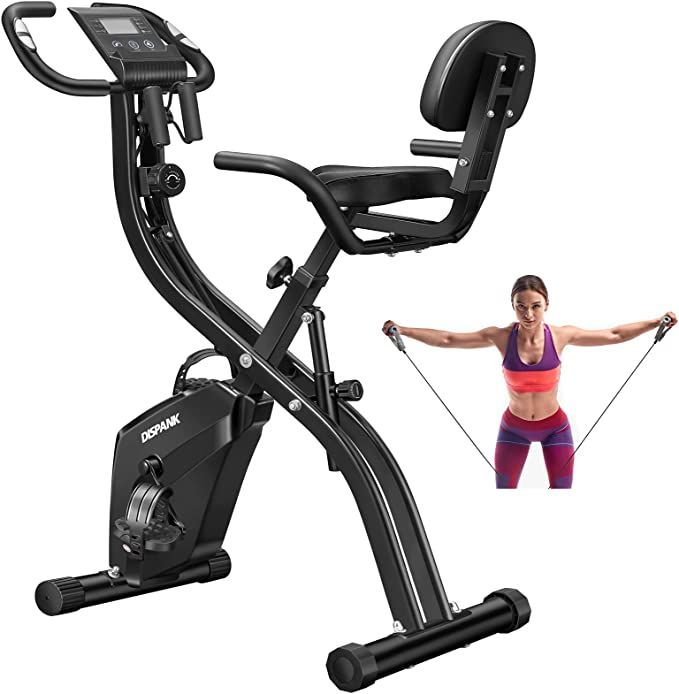 Folding%20Exercise%20Bikes%20%203-in-1%20X-Bike%20Indoor%20Portable%20Exercise%20Bikes,%20Sturdy%20Foldable%20Stationary%20Bike%20with%20Automatic%20Springback%20Arm%20Resistance%20Band%20and%20Backrest,%2010-Level%20Resistance%20for%20Men,%20Women%20and%20Seniors%20-%20Image%203