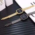 Diamond Touch Screen LED Watch for Ladies –Jewellery For Girls Style in Stainless Steel Chain Digital Wristwatch for Women's – Stylish Fashion Watch For Girls With Bracelet in Silver Stone Round & Square Dial Shape For Gift. 