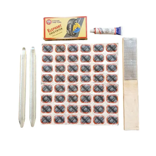 Bicycle%20Flat%20Tire%20Repair%20Kit%20Tool%20Set%20Fetal%20Portable%2048%20Rubber%20Patch%20Best%20Quality%20motorcycle/bike/cycle%20tyre%20puncture%20kit%20-%20Image%203