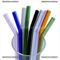 ATD 1PC Reusable Glass Drinking Straws Bent Pyrex Glass Straws Bent Glass Tube. 