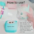 Dog Bath Brush Massage Shampoo Silicone Body Scrubber Bath Body Liquide Brush. 