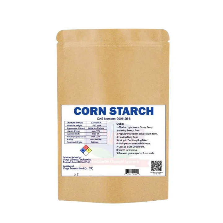Purge Corn Starch - Maize Starch - For Gravy, Soup and Sauces - Non-GMO - Organic Corn Starch