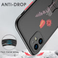UCUC for Samsung Galaxy A22 5G Back Cover Simple Vase Frosted Transparent Hard Phone Case Thin Shockproof Full Cover Camera Protect Case. 
