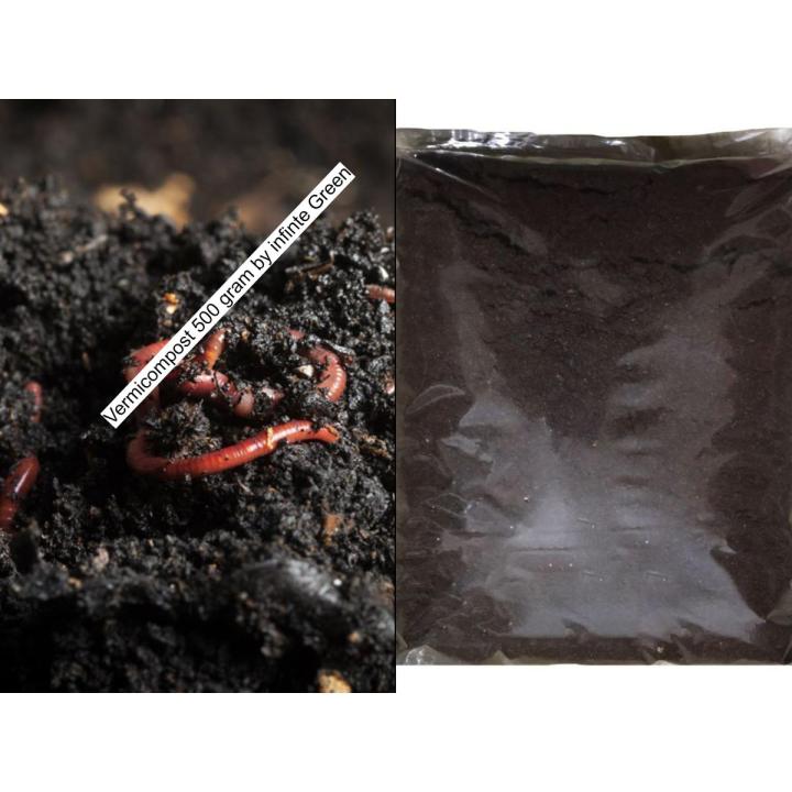 Organic vermicompost 500 gram ready to use Soil conditioner