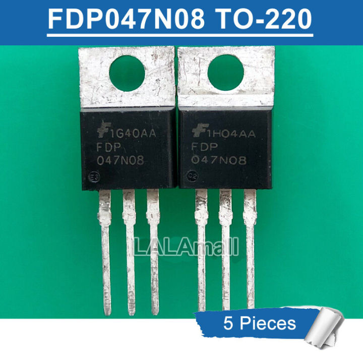 5pcs FDP 047N08 TO-220 FDP047N08 TO220 75V/164A N-channel MOSFET Transistor New Original IC