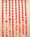 8 Red Heart Strings for Valentines day love proposal wall decoration living room dining bedroom decor multicolor birthday new year school wedding engagement office party baby shower bridal shower new home decor, gift, nikkah, mehndi. 