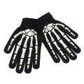Halloween Skeleton Gloves Keep Warm Touchscreen Luminous Skeleton Warm Gloves. 
