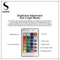 Sixonic Remote Control RGB Sunset Lamp Projector 16 Colors Table Lamp For Photoshoot Live Video Home & Room Decoration Birthday Dance Party Etc. 