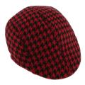 Baby Kids Plaid Beret Cap Boys Infant Toddler Cotton Newsboy Peaked Flat Hat. 