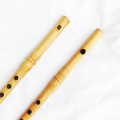 Traditional Bansuri Handcrafted Set of two Piece/Front Blown Whistle type Fipple & Side Blown Flute. 