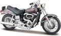 Maisto Harley Davidson FXS Low Rider 1977 Grey 1:18 Motorcycle Model. 