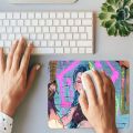 MRGLZYLOL Games Jinx Jayce VI Small Mouse Pad Game Console Desktop Computer Gaming Accessories Anti-Slip Mouse Pad Gaming Mouse. 