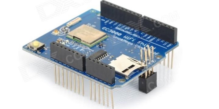 CC3000 Wi-Fi Shield Module w/ Micro SD Card Slot | Daraz.pk