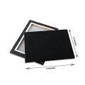 1 Piece Of 10X12 Inches Canvas For Painting - Black Canvas Board. 
