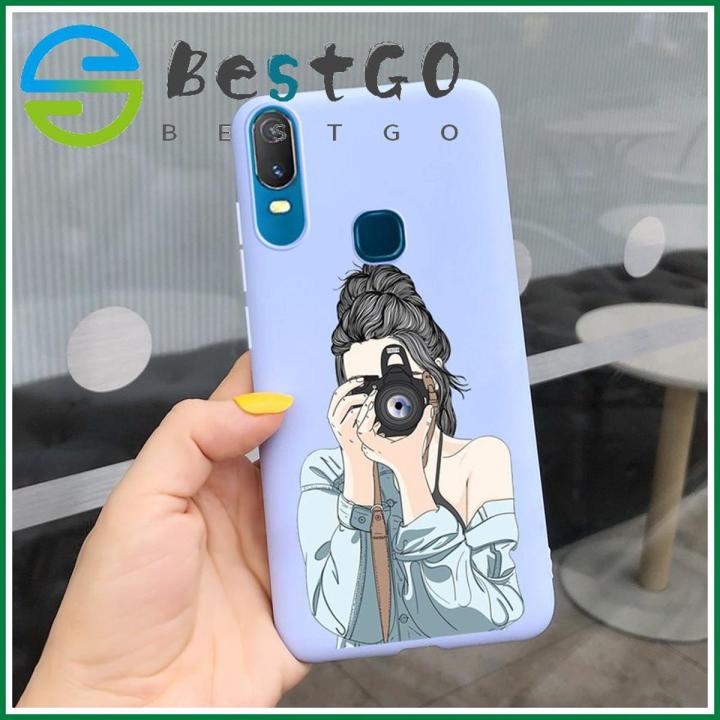 【BestGO】For Vivo Y11  Case 1906 Young Style Painted Phone Cover For Vivo Y11 () Soft TPU Casing 6.35''