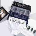 【Hot New Release】 Men Seamless Briefs Stylish -drying Men's Seamless Underwear with Letter Print Comfortable Versatile Southeast Asian Buyers' Choice Seamless Tailoring Briefs for Men.