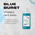 Silver Sea Blue Burst Face Wash with Nano Blue Cellulose Beads Technology | Face Cleanser for Oily Skin with Vitamin e & Vitamin A | Deep Cleanses effect | Hydrating  Face Moisturizer Skin for All Skin Types. 