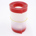 Door Hinge Protector Cover-1 x Door seam protection strip-Transparent & Red. 