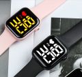LED Digital Simple Watch M16 | Large Digits Square Face | Date & Time| Electronic Watch for Boys Girls Kids. 