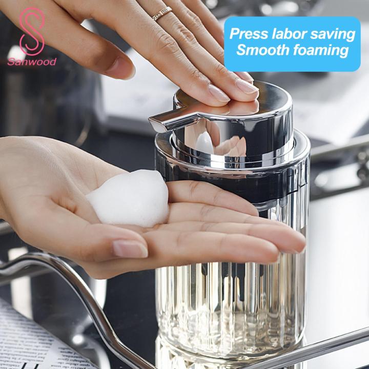 Bathroom Soap Dispenser Large Capacity Foaming Soap Dispenser Refillable Pump Bottle for Southeast Asian Buyers Foam Pump