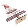 Indoor Christmas Signs, No Fading Christmas Signs Decor Bells Wooden for Home. 