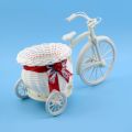 Floral cycle Gift With Basket Best For Home decoration Perfect Additions To Wedding Flowers Bouquets Festival Decor Occasion Decor Birthday Decoration Anniversary Wedding Gift Birthday Mother's Day Father's Day Eid Party Karva Chauth Holi Easter. 