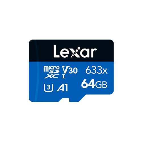 Lexar 633x 100mb A1 V10 Micro SD Card 5-Years Warranty