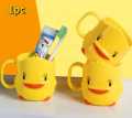 Multifunctional storage box Makeup Brushes Lipstick Pens Cute Custard Duck Pen Holder School office desktop. 