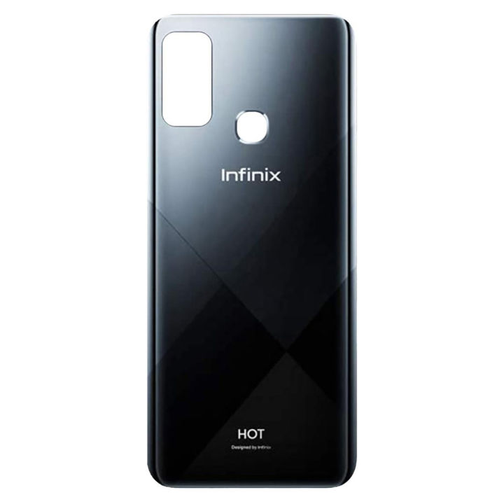 infinix Hot 9 Play Rear Body Casing Housing Replacement Battery Back Door For infinix Hot 9 Play - Black