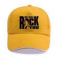 Cotton Trucker Caps We Will Rock You Print Baseball Cap Men Women Unisex Fashion Queen Rock Band Fans Rock Roll Hip Hop Hats. 