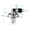 【FUN LIVE】 Washing Machine Drain Pipe Floor Drain Special Joint Three-Way Dual-Use Anti-Odor And Insect-Proof Cover Toilet Kitchen Bathroom Sewer. 