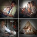 2X Rechargeable E-Book LED Light for Kindle Paper USB Reading Lamp Book Light Lamp Clip for Travel Bedroom Reader. 