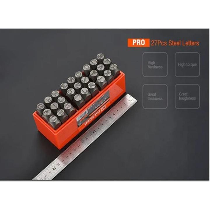 Harden 27 Pieces Steel Letters Size: 4mm - ( MS )