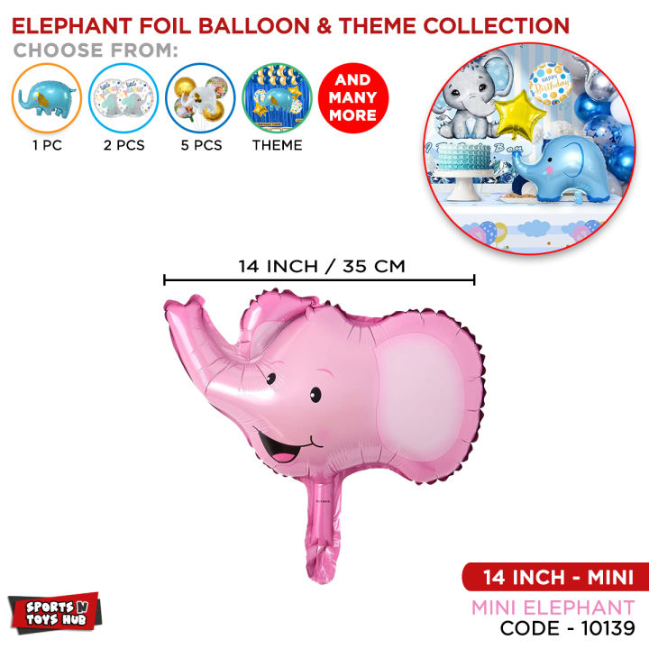 Elephant Foil Balloon Collection, Jungle Themes, Cute Animal, Forest Safari, Cartoon Shape Chrome Metallic Foil Balloon For Birthday Parties Decoration, Party Decor Supplies, Kids Safari Schools Theme Inflatable Toy Events : hkyTJWvd, TO95mZmd