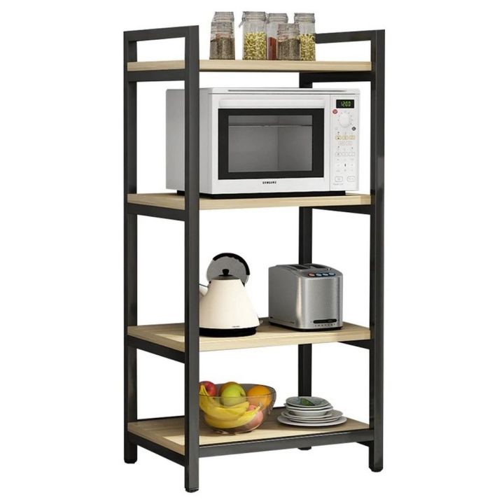 4-Tier%20Kitchen%20Rack%20with%20Microwave%20Oven%20Stand.%20Crafted%20with%20Metal%20Powder%20Coating%20and%20Laminated%20Wooden%20Sheet%20for%20storage%20multipurpose%20items%20-%20Image%202