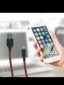 iPhone Data Cable 3m, Premium Nylon Double Layer, USB to Lightning, Durable Charging and Data Transfer. 