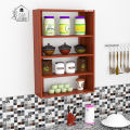 Elegant Kitchen Display Storage Rack Shelf Classic Walnut Engineered Wood Open Book Shelf DIY (Do-It-Yourself) Finish Color - Brown by Home Décor Decorative. 