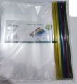 Assignment File, Stick Bar File, A4, Transparent, PVC Plastic, Report Cover.. 