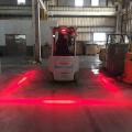 4 Inch 30W Red Line LED Forklift Truck Car Warning Lamp Safety Working Light Bar Warehouse Danger Area Light,10-80V Waterproof (1Pcs). 