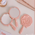 Makeup Mirror Princess Mirror Handle Mirror Hand Held Vanity Mirror Holding A Flower Makeup Mirror In Hand. 