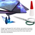 OUMERY 200 Sheets Galaxy Space Stars Pattern Origami Paper, Double Sided Colored Origami Paper for Arts Crafts (6X6inch). 